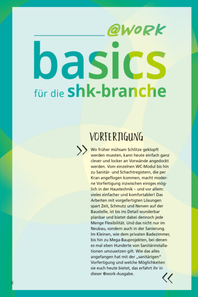 @work-Magazin – Ausgabe 2/2025 Thema "Vorfertigung"