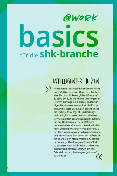 @work-Magazin – Ausgabe 3/2025 Thema "Intelligenter Heizen"