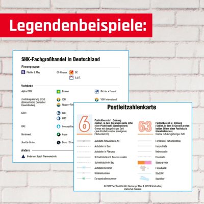 SHK Postleitzahlenkarte Nordwest