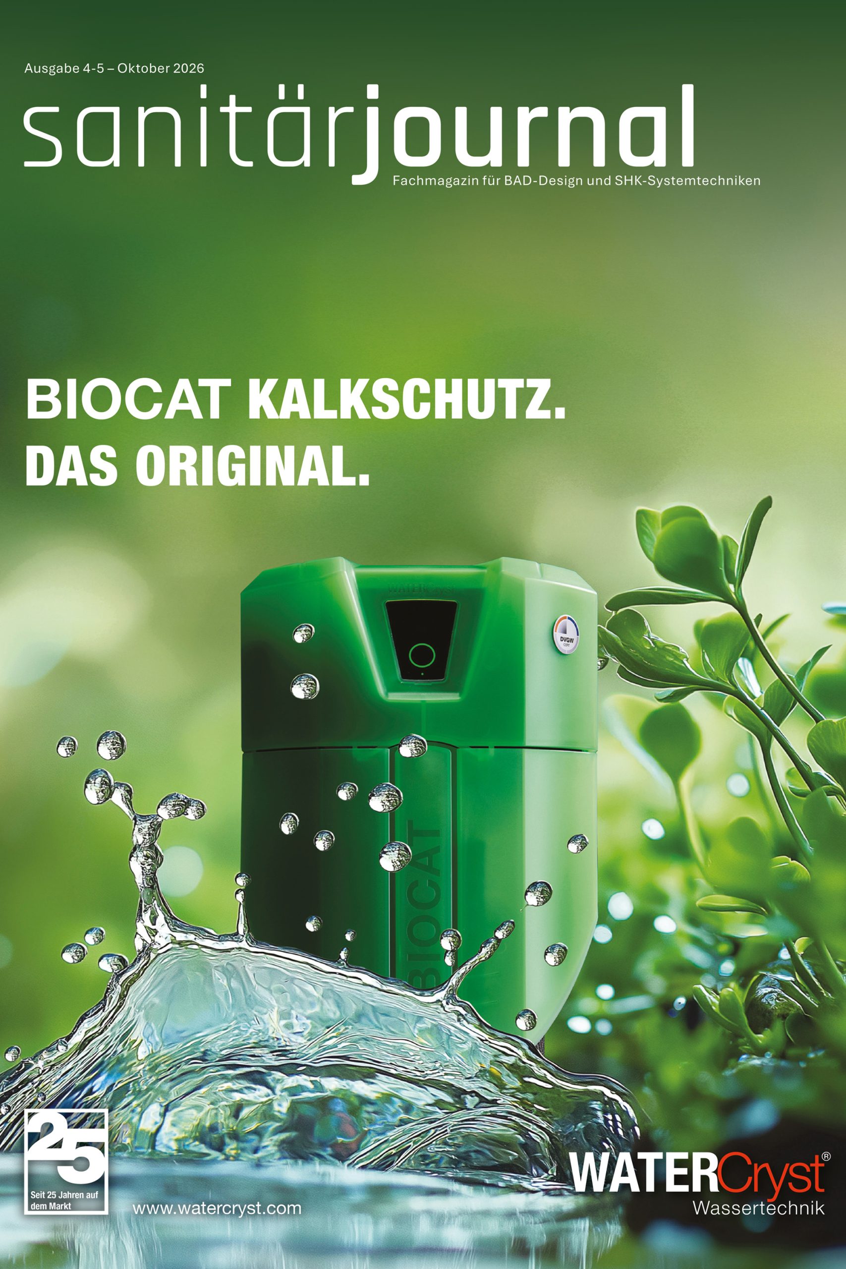 SanitärJournal - Heft 4-5, Oktober 2026